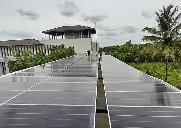 commercial solar panel implementation